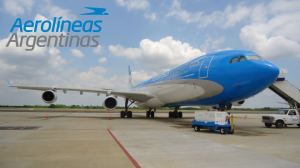 Aerolineas Argentinas Airbus A-340-300 is used for longhaul flights.